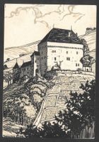 Châtelard Schloss Mono-Karte Francis Gos