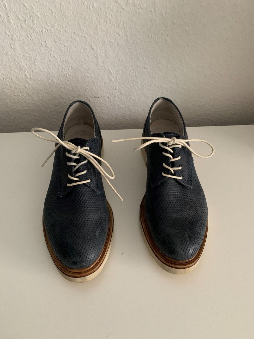 Damenschuhe: VIVIAN - Budapester Halbschuhe blau 36 – Gebraucht aus Zürich von Diazaio 1
