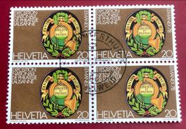 4 er Block Nr.603 mit Stempel Winterthur