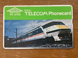 Telefonkarte British Telecom BTA014 Intercity Rail