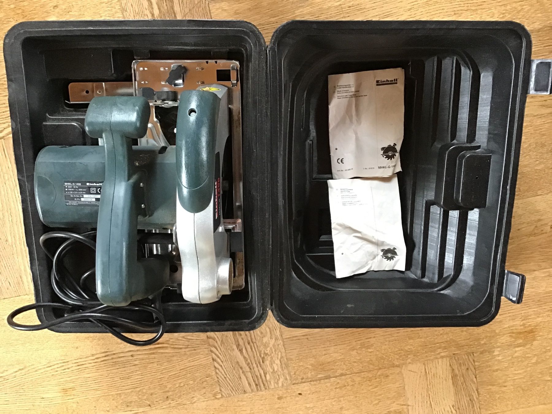 Einhell Seghe: Laser Handkreissäge Einhell MHKL-G1400 – Usato da Rüti ZH venduto da Wernika1 2