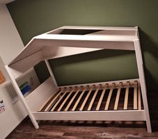 Diagone Nairobi Hausbett mit Ablage inkl. Lattenrost 90x200