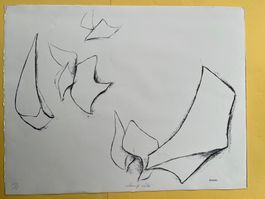 Alicia Penalba Original Lithographie 1965 handsigniert