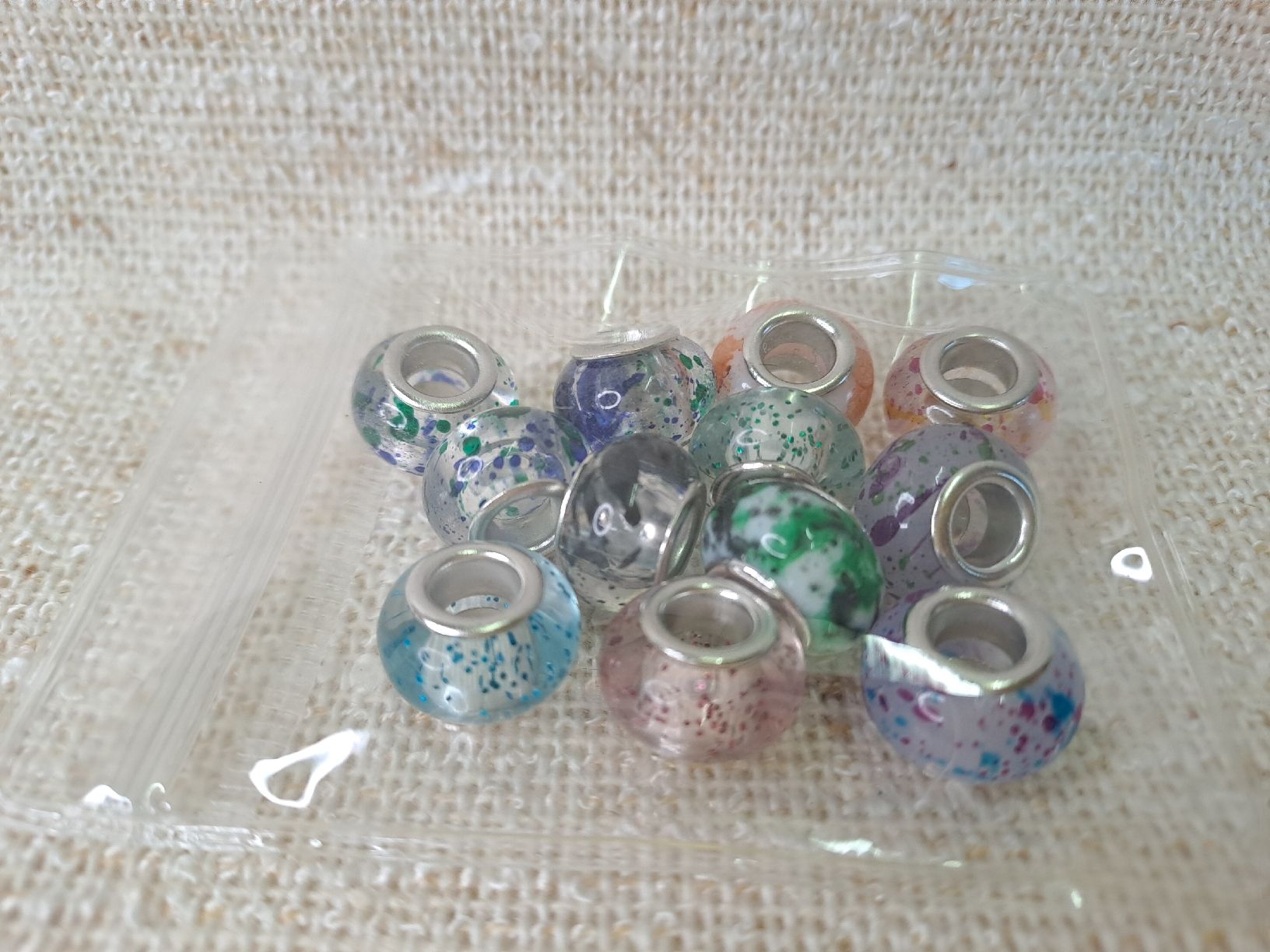 Perle (finte): 12 Schnürsenkel Perlen Schmuck – Nuovo e nell'imballaggio originale da Uznach venduto da Walaylatiere 1