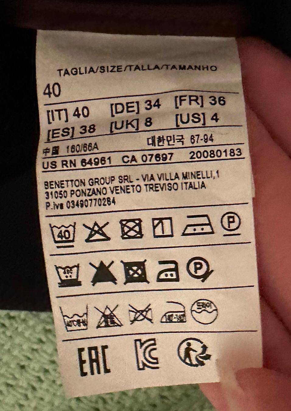 Pantaloni: Hose Benetton – Usato da Liestal venduto da FlomiVivi 5
