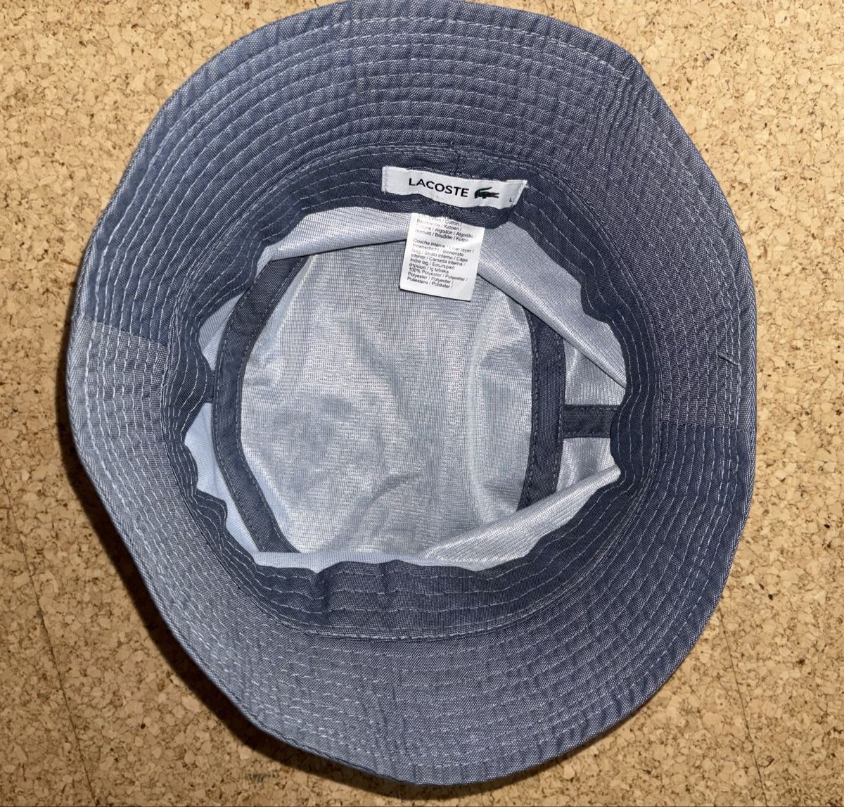 Lacoste Copricapi, berretti & cappellini: Lacoste Bucket Hat Blau Gr. L – Usato da Arlesheim venduto da purchaser44 2