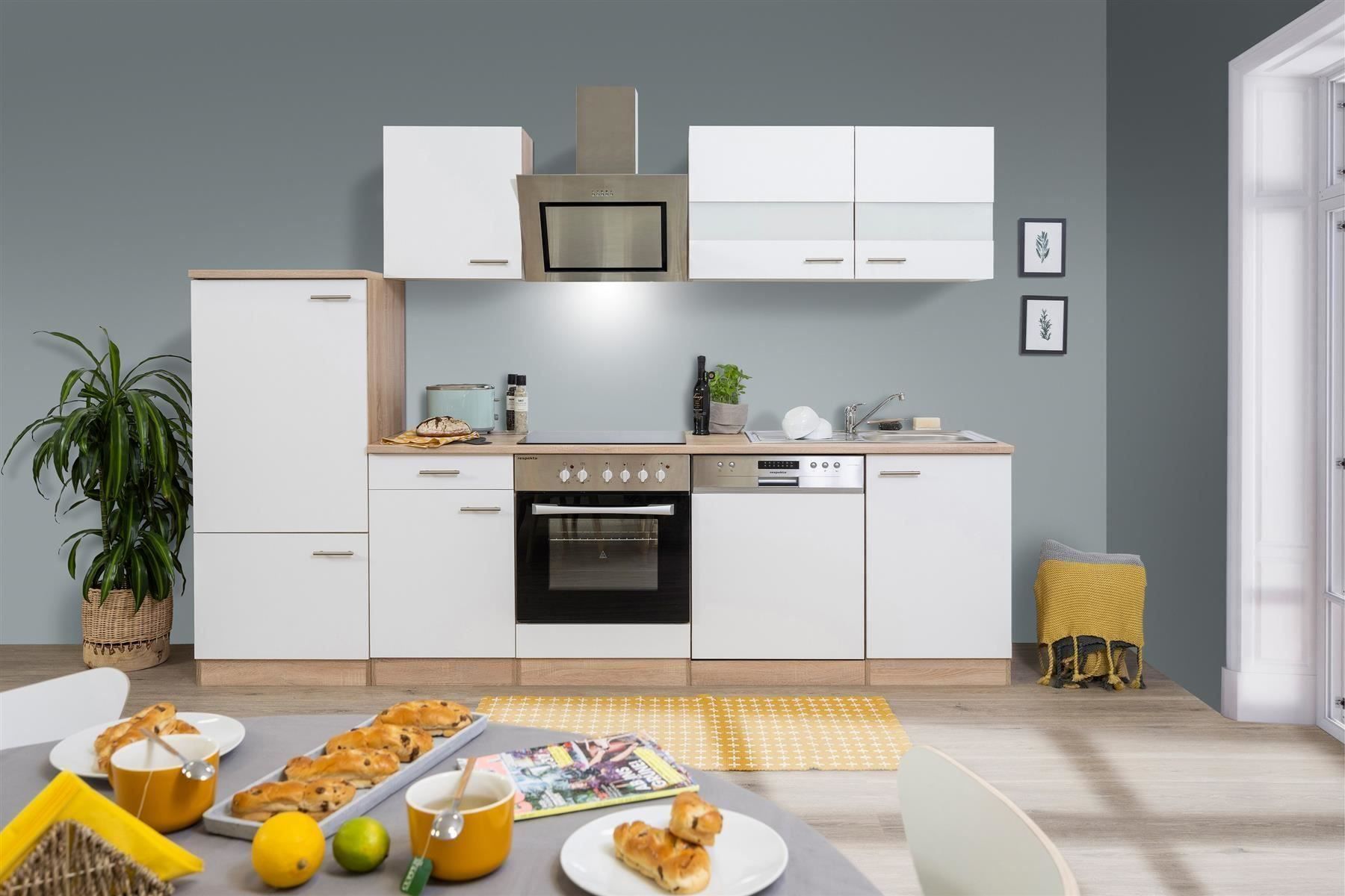 Cucine complete: 346 Küchenzeile Küchenblock 280cm E/SO/W - Küche Einbauküche – Nuovo e nell'imballaggio originale da Wallenwil venduto da toesstalvertrieb