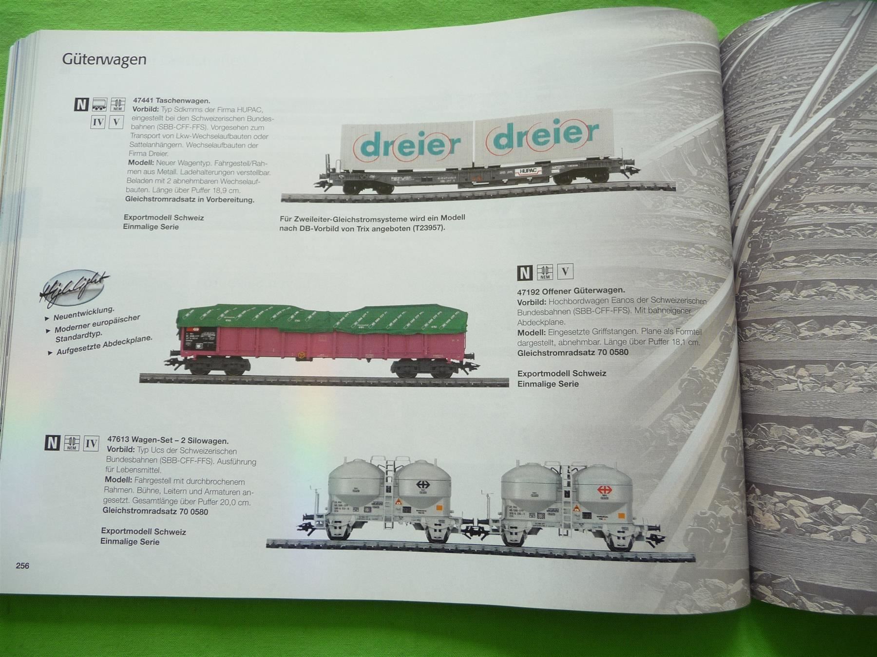 Märklin Modellini di ferrovie: Märklin Program 2001/02 Jahrbuch mit  552 Seiten - VersionDA – Usato da Winterthur venduto da Ricardo211 7