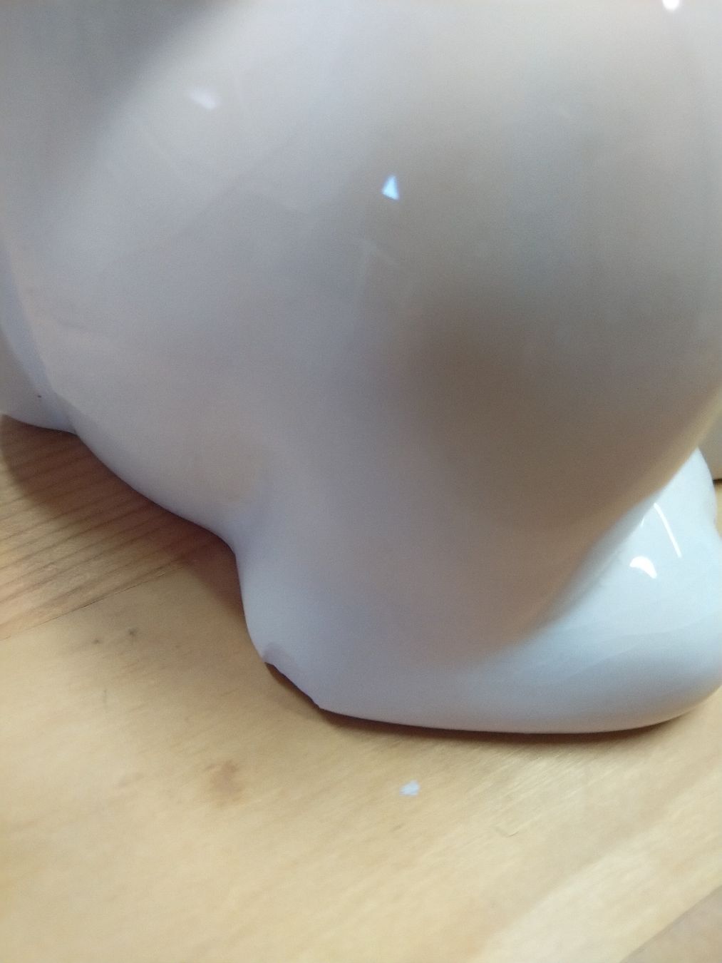 Statuette: Ceramic Dog Cookie Jar Swiss Design Flawed – Usato da Dierikon venduto da lismar13 4