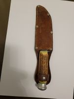 Pfadi Dolch Ackermann Basel Jagdmesser mit Lederscheide