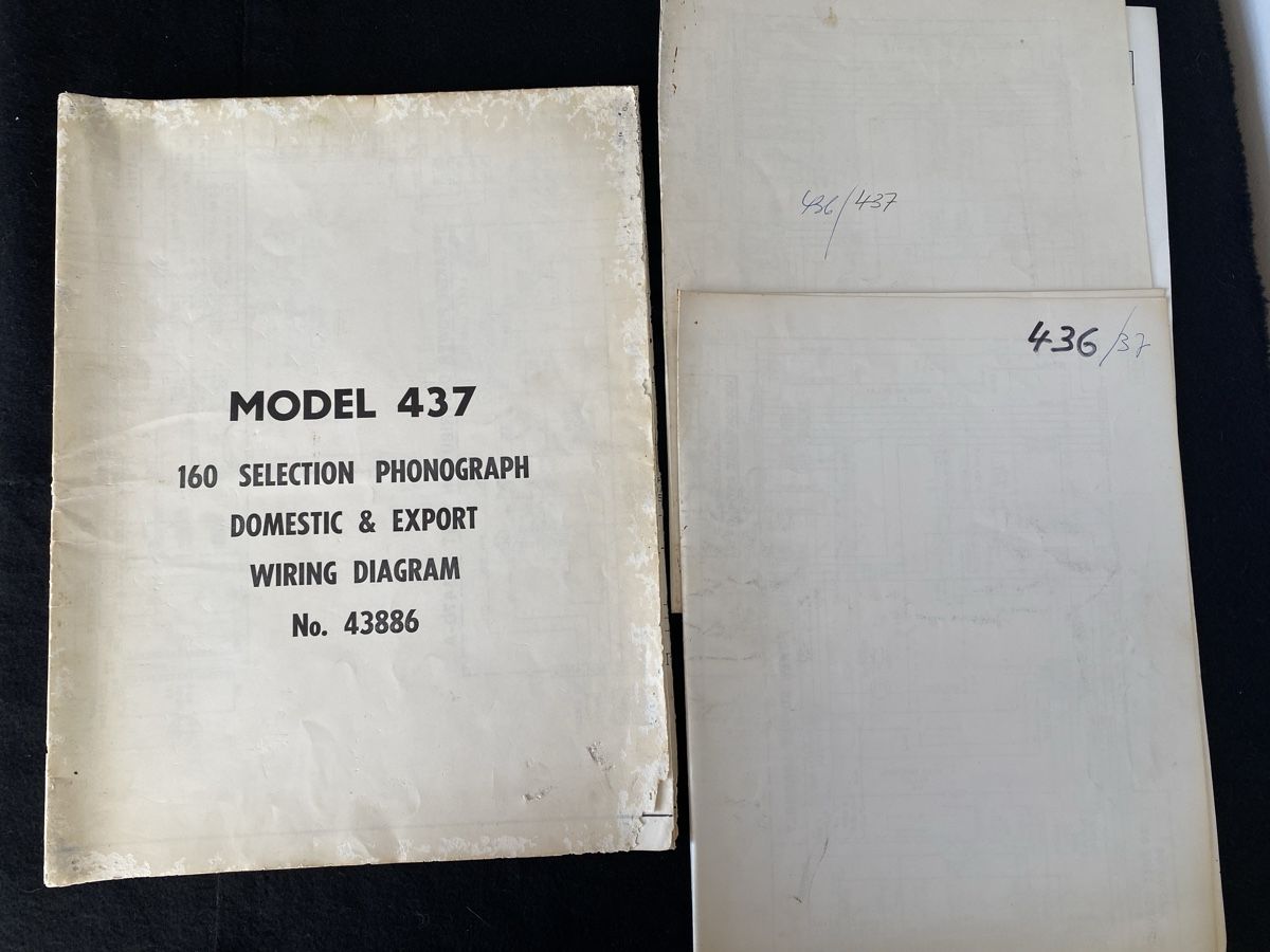 Rock-Ola Musiktruhen: Rock-Ola Model 437 Jukebox Schaltplan – Gebraucht aus St.Gallen von kingsamas