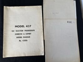 Rock-Ola Model 437 Jukebox Schaltplan