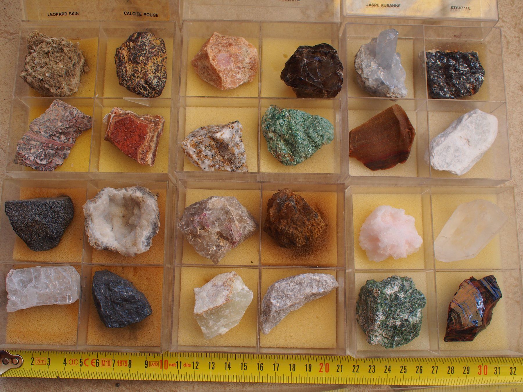 Minerali & Pietre curative: 2. lot de pierres diverses 24 sortes – Usato da Ovronnaz venduto da Etagne68 3
