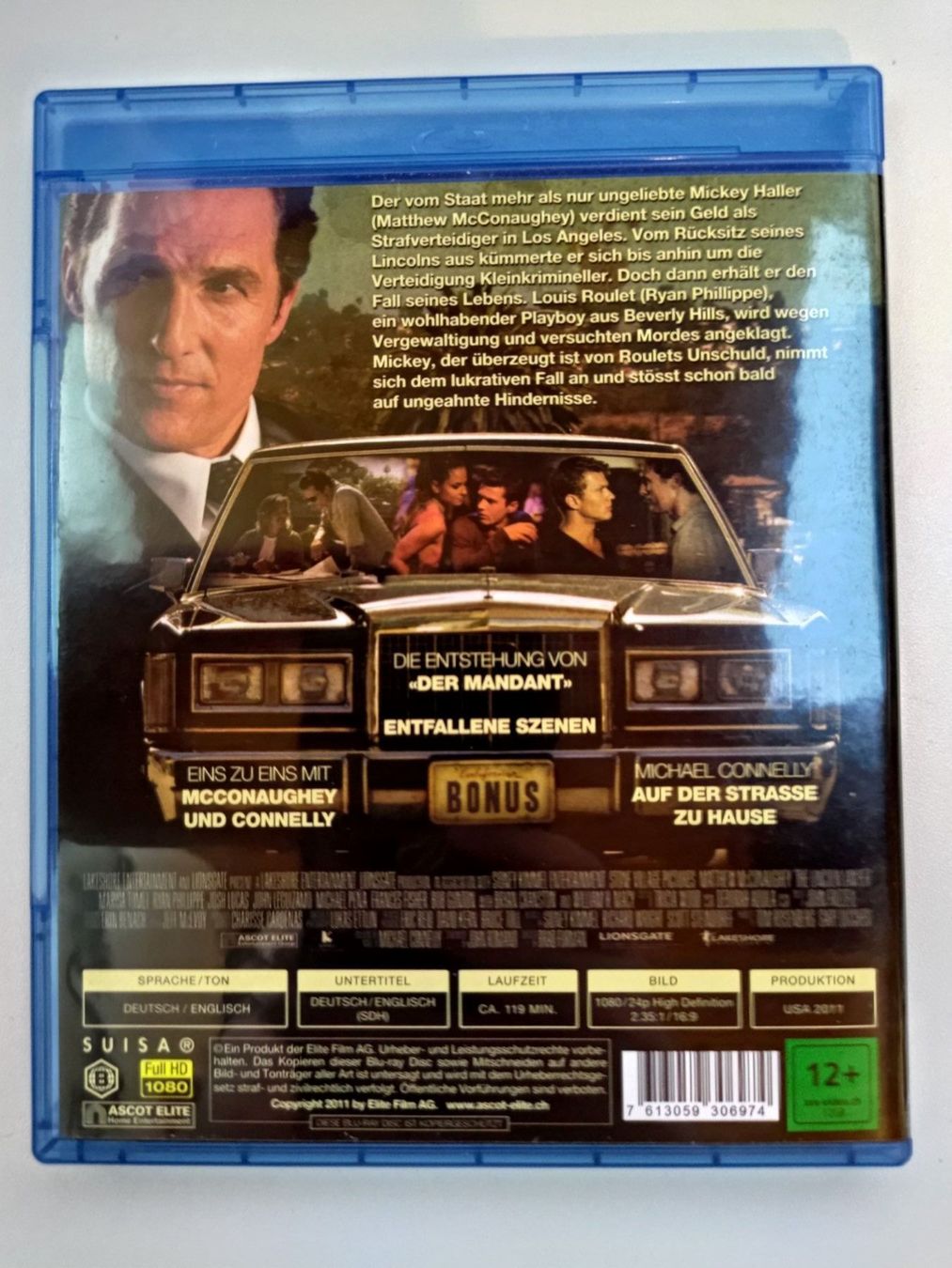 Alle DVDs: The Lincoln Lawyer – Gebraucht aus Liestal von Kratzilla 2