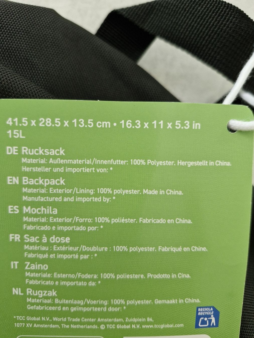 Rucksäcke: Schwarzer Rucksack, ideal für Herbstausflüge – Neu! – Neu und originalverpackt aus Frauenfeld von Kasico 4