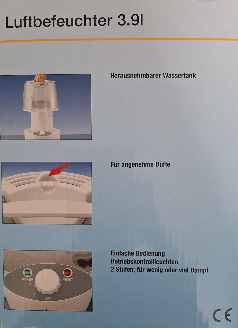 Umidificatori d'aria: Luftbefeuchter Vista – Nuovo e nell'imballaggio originale da Buchs ZH venduto da mebu18 4