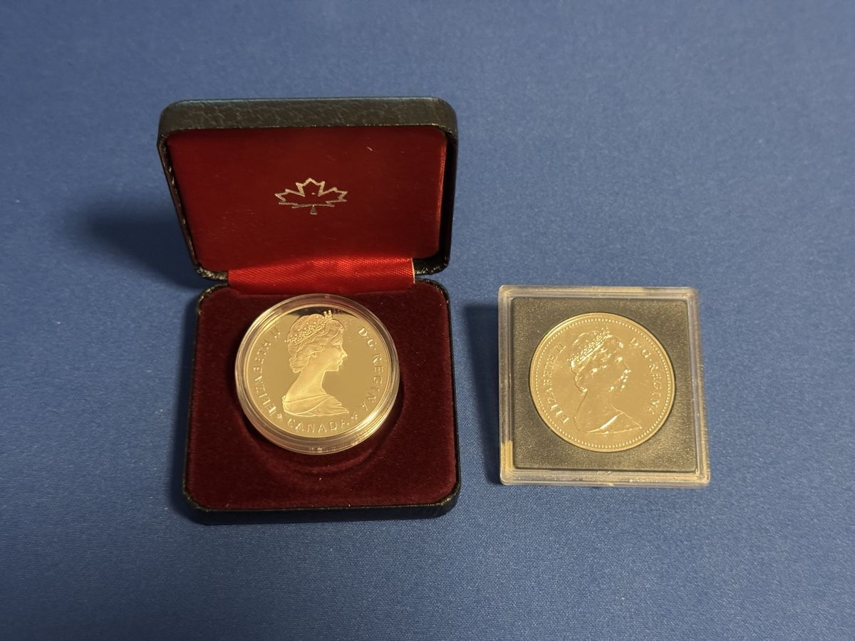 Tutti le monete: Kanada 2x Silber Dollar 1984+1985, PP – Nuovo (secondo la descrizione) da Wil SG venduto da ady_9pw9 2