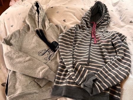 2er Set: Warme Hoodies / Kapuzenpullover, Grösse S
