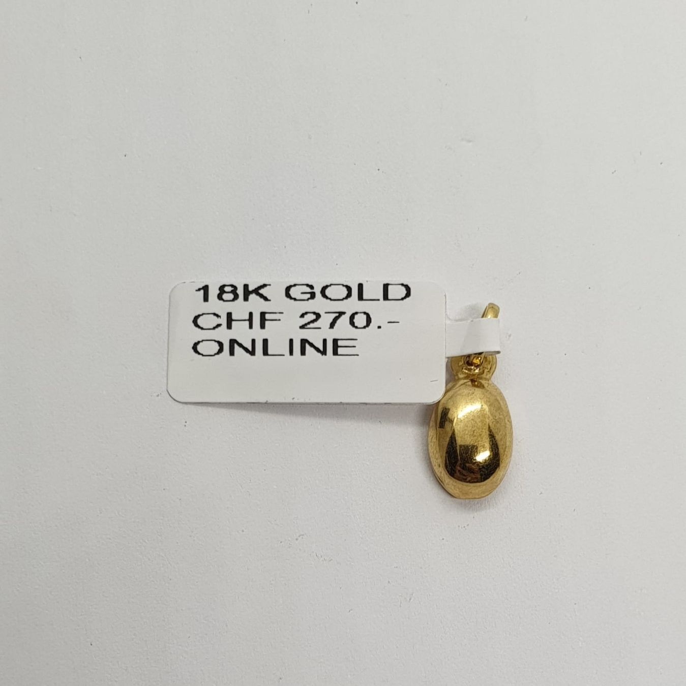 Ciondoli: Echt 18K Gold - Kaffeebohne Anhänger – Usato da Luzern venduto da Goldhaus-Luzern 3