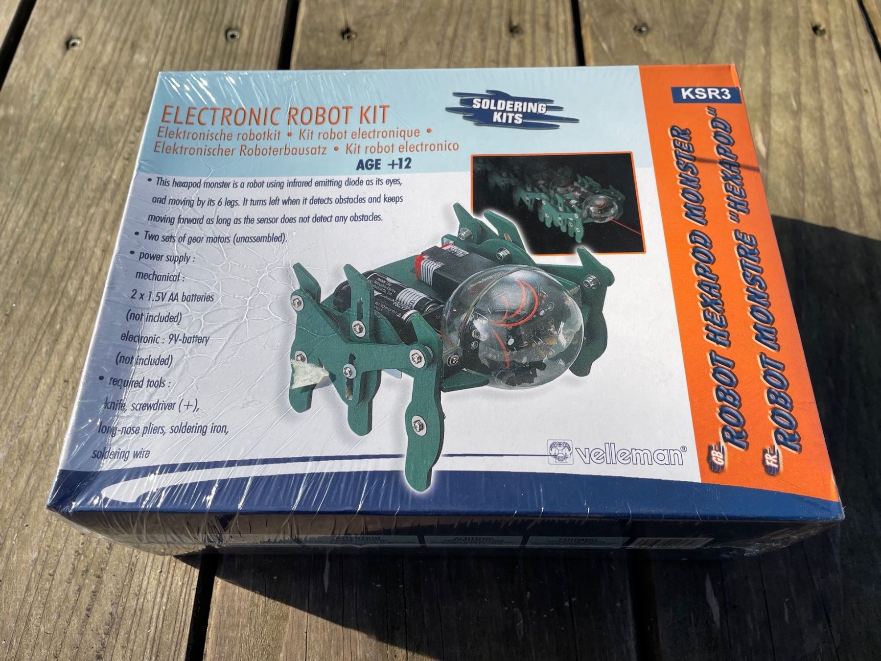 Kit bricolage: Velleman KSR3 Electronic Robot Kit NEU ungeöffnet – Nuovo (secondo la descrizione) da Gletterens venduto da XBHS7412
