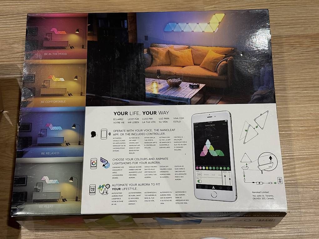 Lampade: Nanoleaf Light Panels Smart Home Aurora Starter Kit – Usato da Mogelsberg venduto da mhl_99dz 3