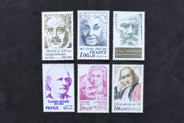 Timbres France Personnages célèbres 1978 NEUF