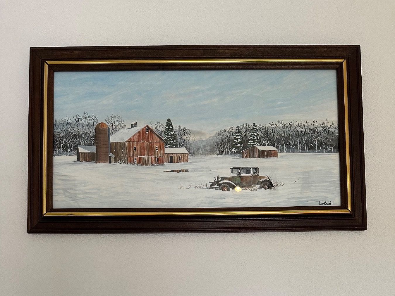 Dipinti: Original Herbert Weintraub Bild inkl. Rahmen – Usato da Bern venduto da snoopboom