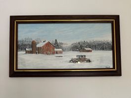 Original Herbert Weintraub Bild inkl. Rahmen