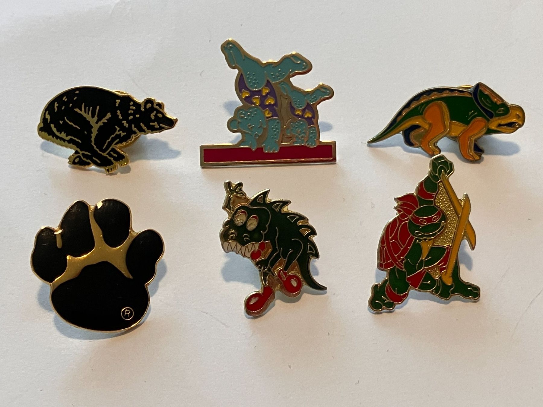 Placchette & Badge: 6 Pin Figuren Tiere (34) – Usato da Basel venduto da djwwpp