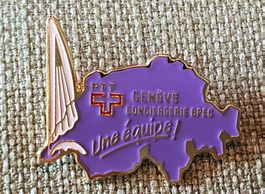 K072 - Pin PTT Genéve Jet d'eau Schweiz