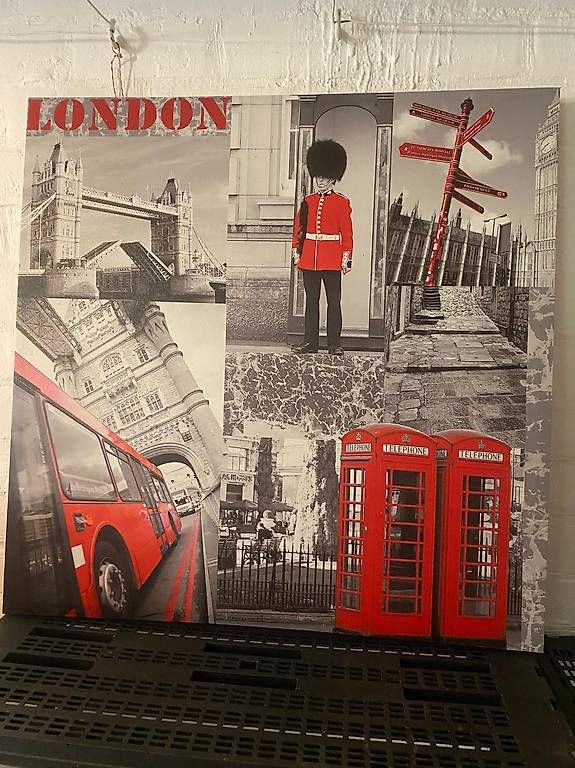 Foto & Immagini: London-Collage-Wandbild  – Usato da Biel/Bienne venduto da HackPro