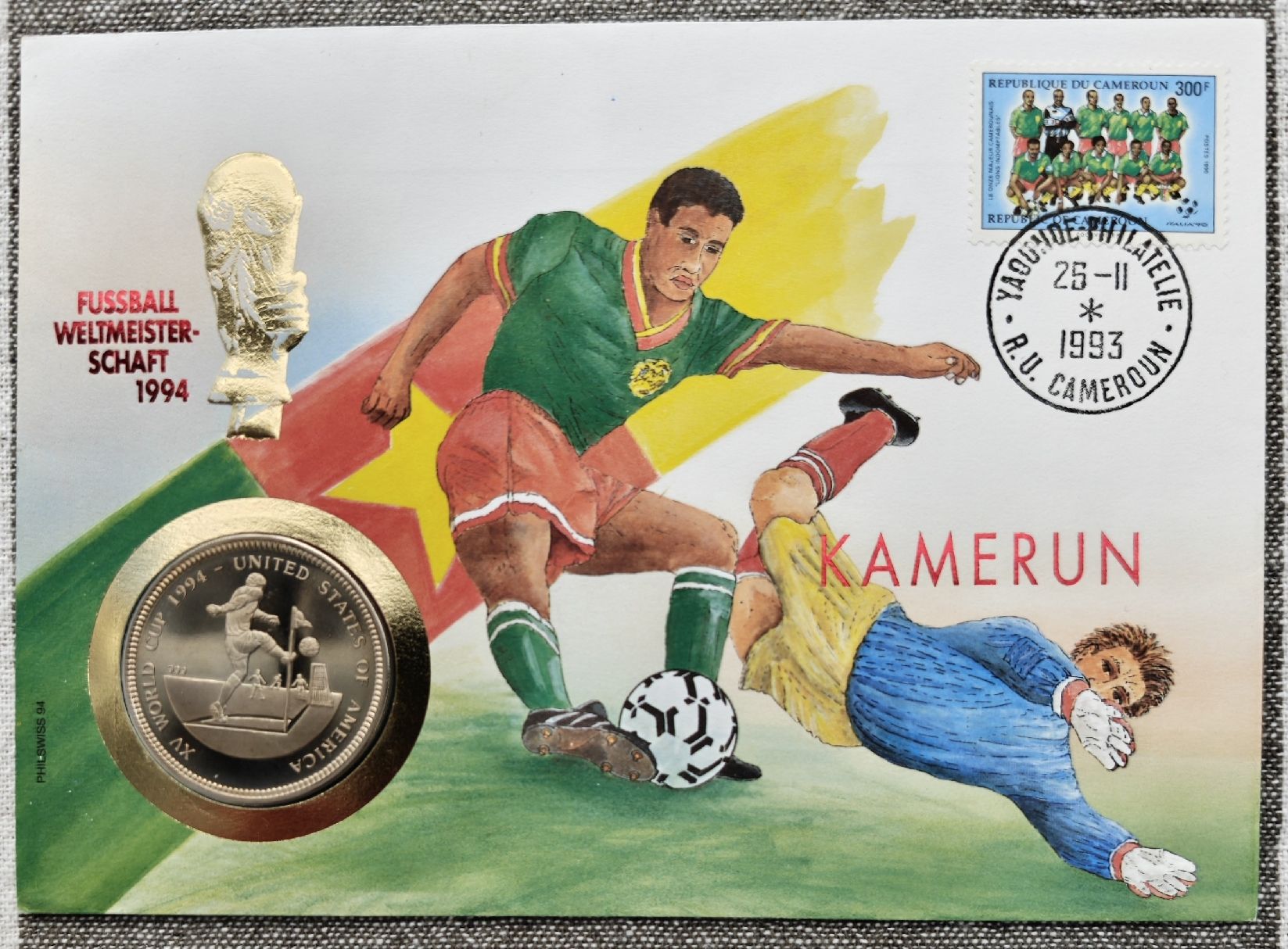 Alle Münzen: Wm 1994 Numisbrief – Gebraucht aus Hünibach von gaenggele247