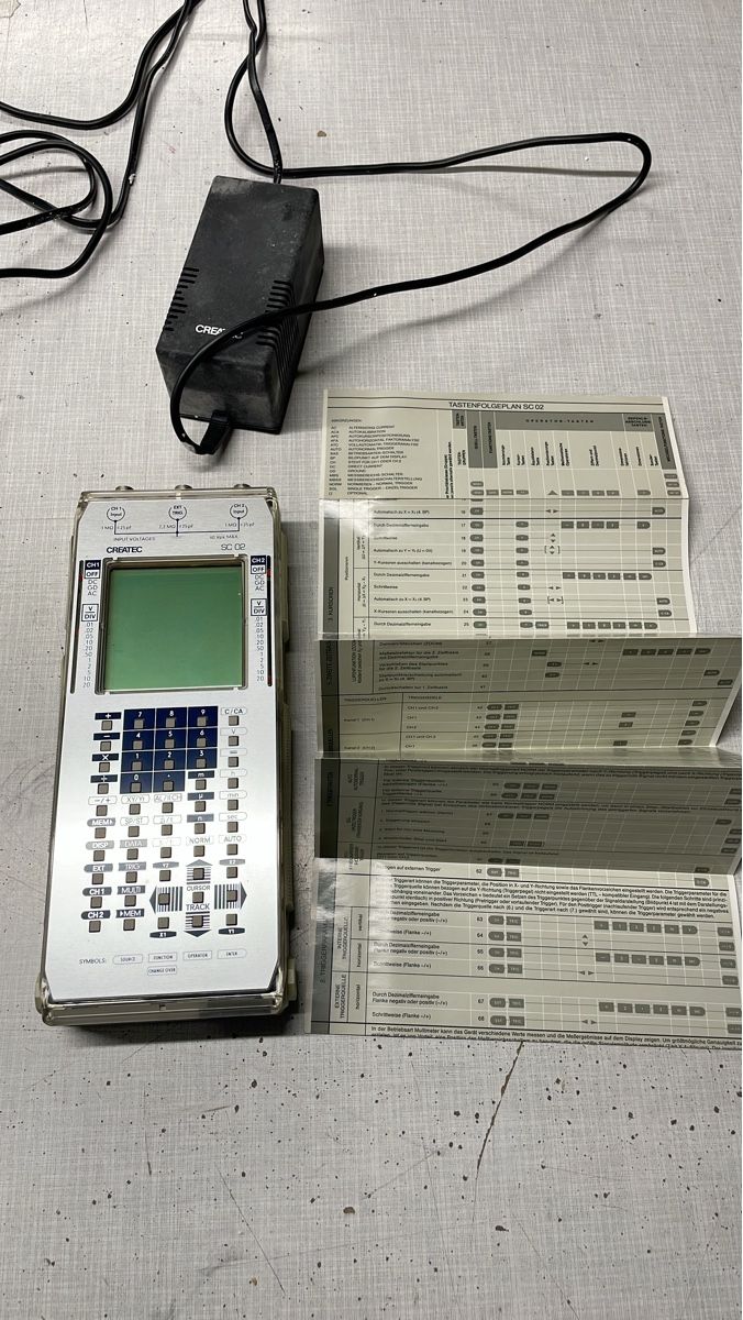Messen: Createc SC02 Logikanalysator,Vintage,Sammlerstück,Top – Defekt aus Sirnach von Deruhrmacher