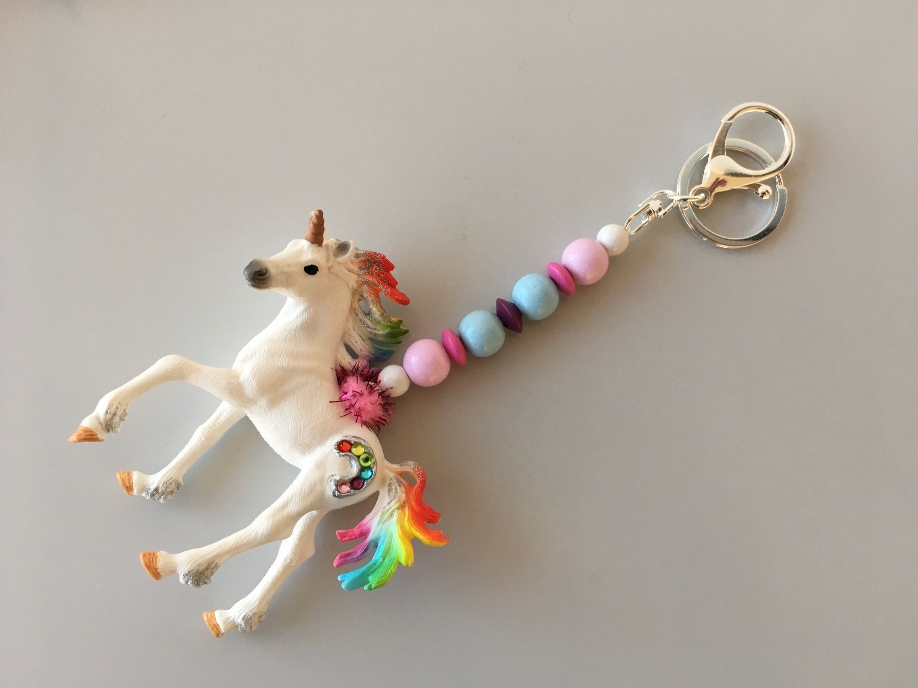 Portachiavi: SCHLEICH Schlüsselanhänger Einhorn – Nuovo e nell'imballaggio originale da Zollikofen venduto da poppala 2
