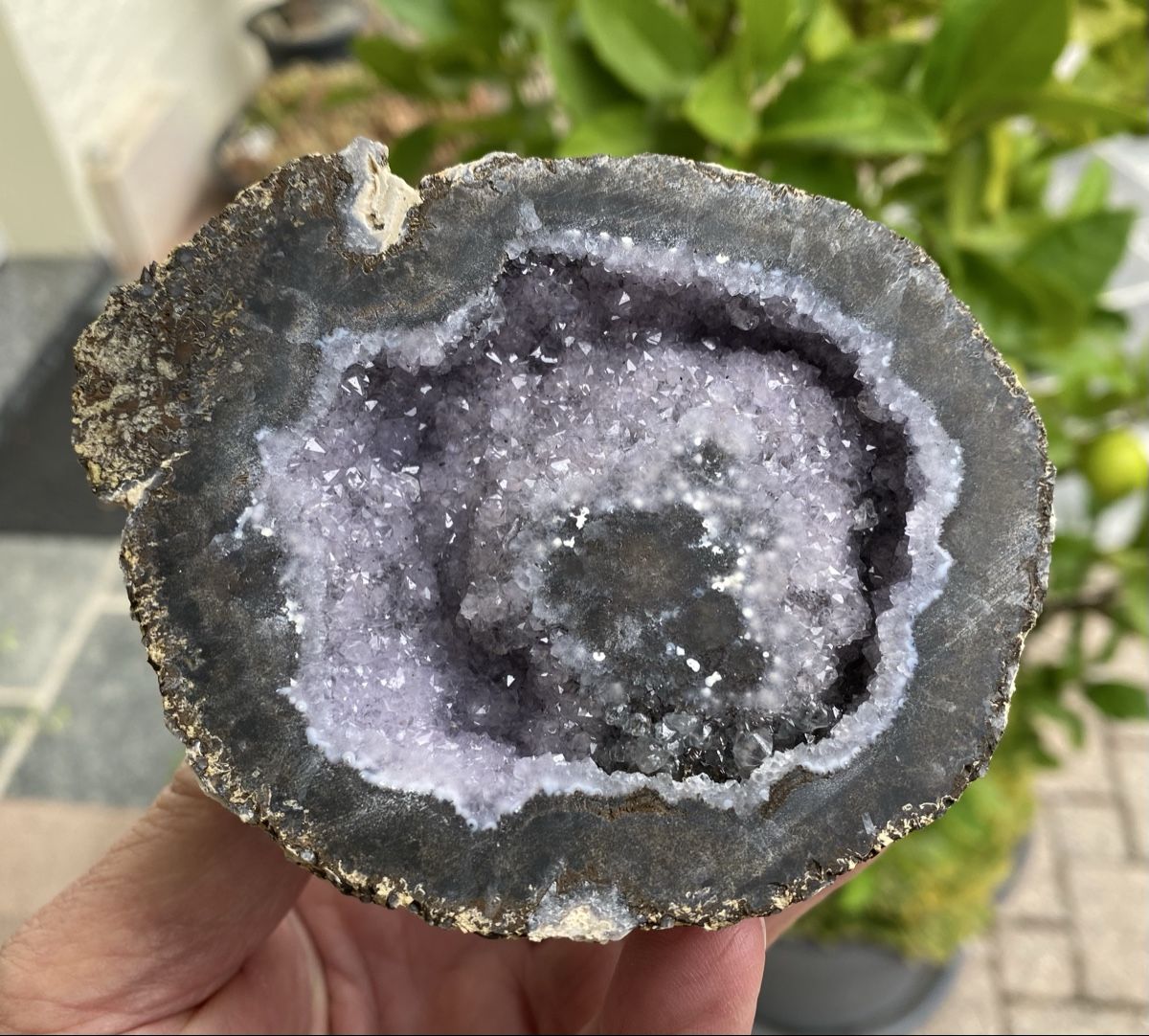 Mineralien & Heilsteine: Sehr schöne Geode  – Gebraucht aus Selzach von 321compac 8