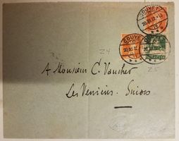 Z34) 1922, schöner Brief mit Z4 Tell, Tellknabe