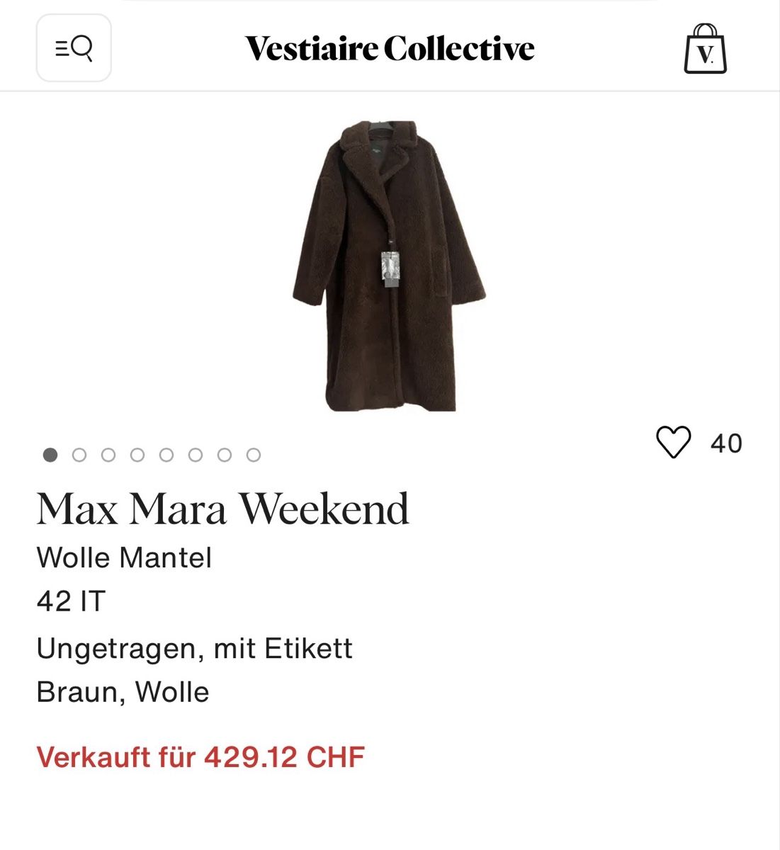 Max Mara Mäntel: Max Mara Weekend Mantel Grösse 40 – Gebraucht aus niederurnen von anii_na 2