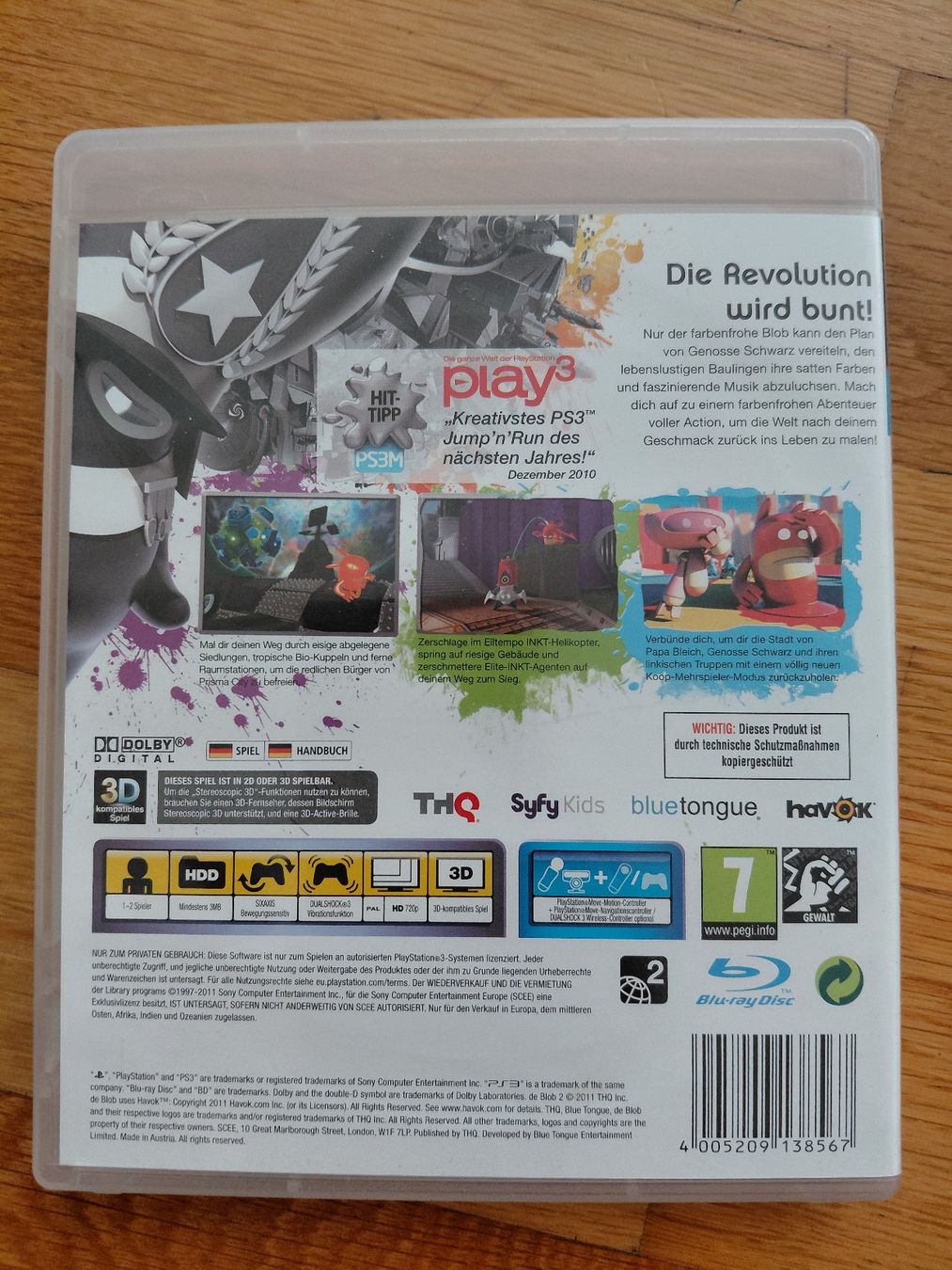 Spiele: PS3 Spiel de Blob 2 – Gebraucht aus Oberwil BL von Petermib 3