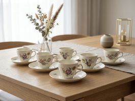 Royal Copenhagen "Frijsenborg" Kaffeetassen Set (6 Personen)