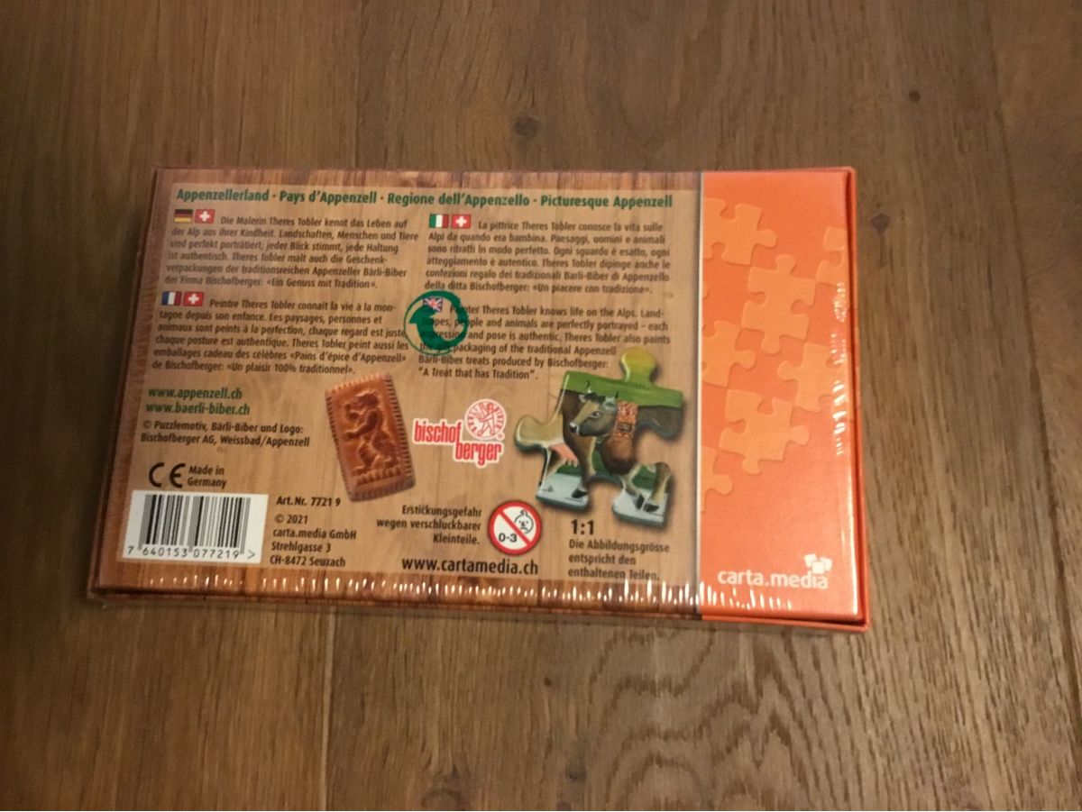 Puzzle: Puzzle Appenzell, 70 Teile – Nuovo e nell'imballaggio originale da Oberhof venduto da Hibrzel 1