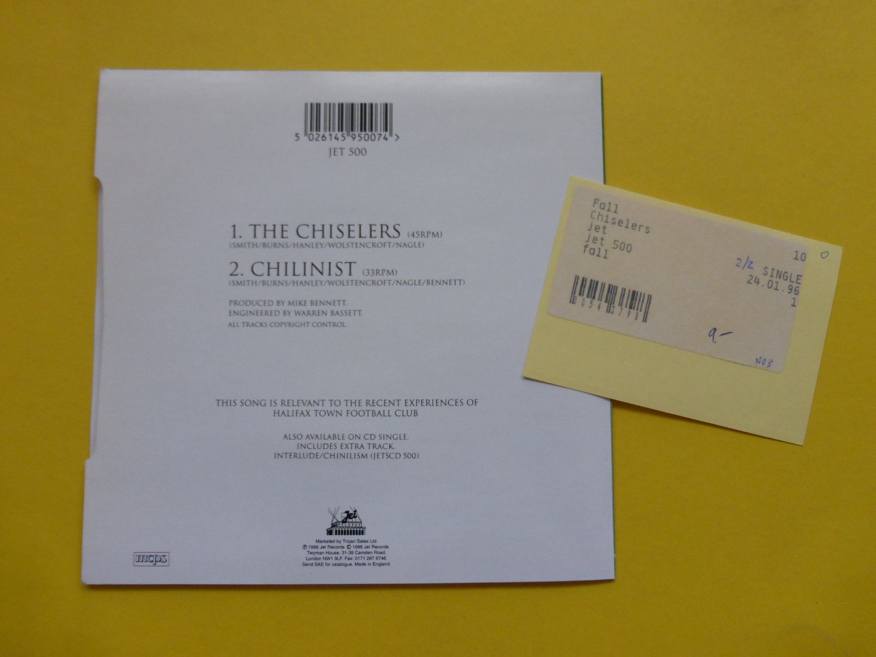 Dischi in vinile: The Fall – The Chiselers – Usato da Zürich venduto da Swiss57 1