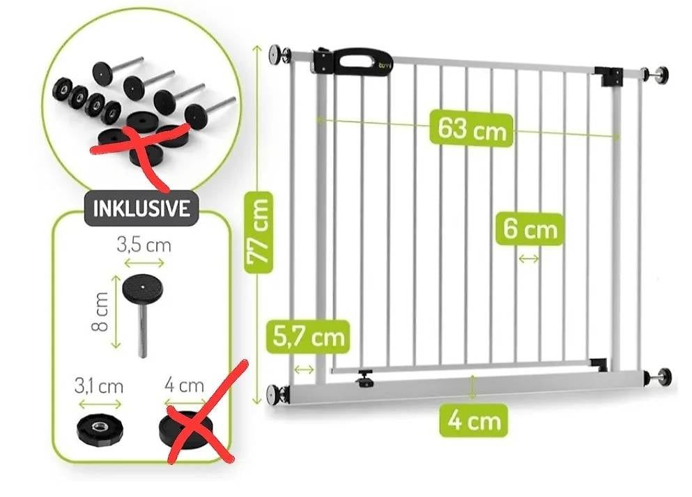 Tutto per la sicurezza: Türschutzgitter Bomi 83-91cm – Usato da Therwil venduto da n_zett 2