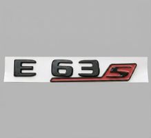 E63 S Schriftzug für Mercedes-AMG E-Klasse Schwarz Rot