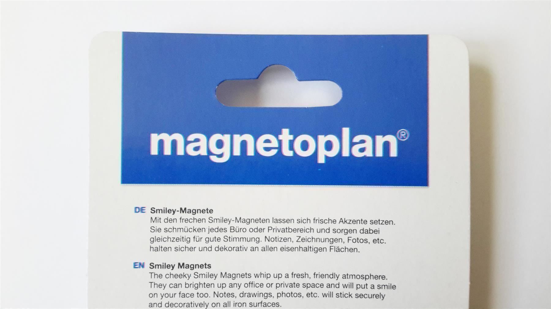 Magnete: Magnete Smiley 8 Stück, 20 mm – Neu und originalverpackt aus St. Gallen von cointec 4
