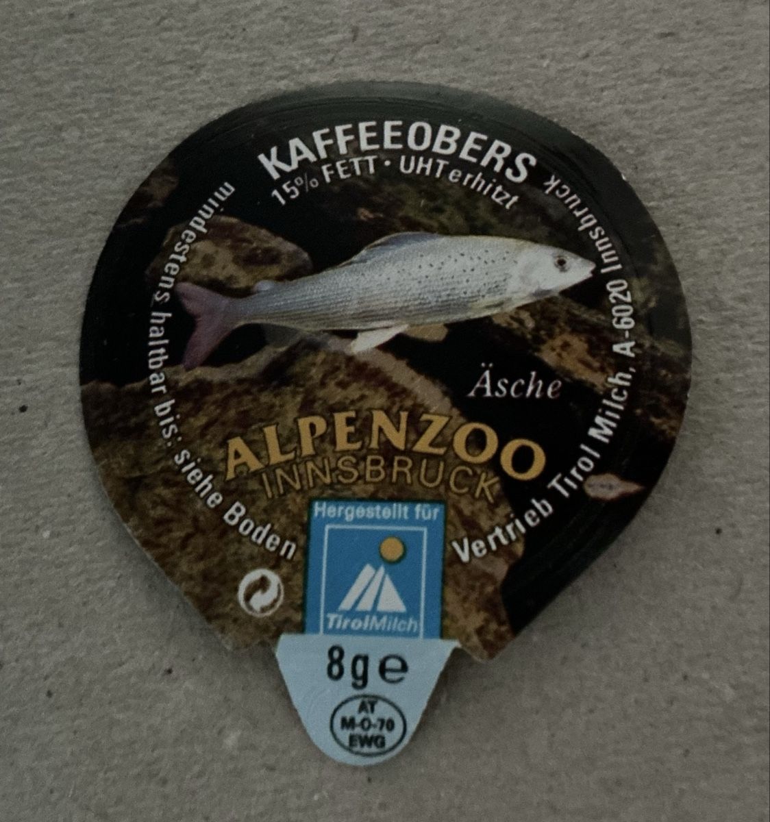 Kaffeerahmdeckel: A-26 B - Alpenzoo – Gebraucht aus Allschwil von gewuerznelke