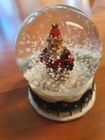 Alte Schneekugel, Schneemann