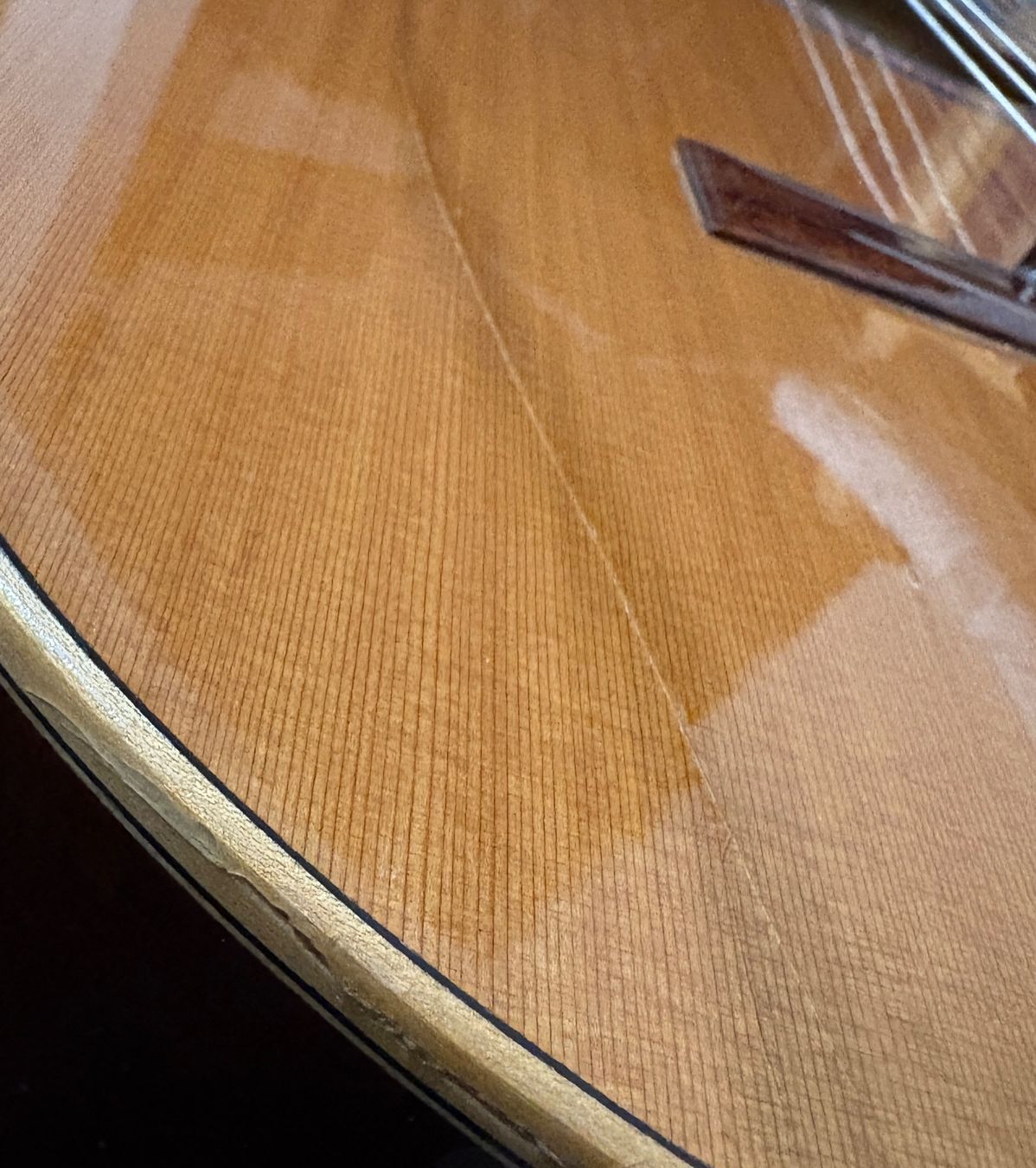 Musikinstrumente: Spanische Gitarre defekt – Defekt aus Auenstein von 5222 5