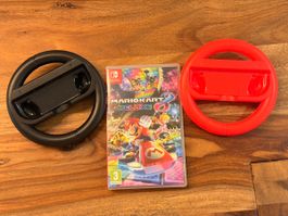 Mario Kart 8 Deluxe + 2 Lenkräder – Nintendo Switch