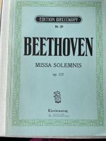Klavierauszüge Missa solemnis von Beethoven gebraucht