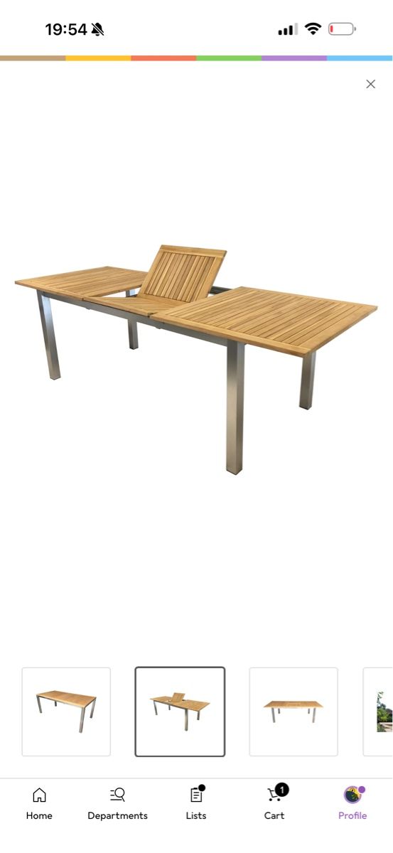 Giardimo Tischset: Giardimo garden table set (including 4 chairs) – Gebraucht aus Langnau am Albis von sergir 2
